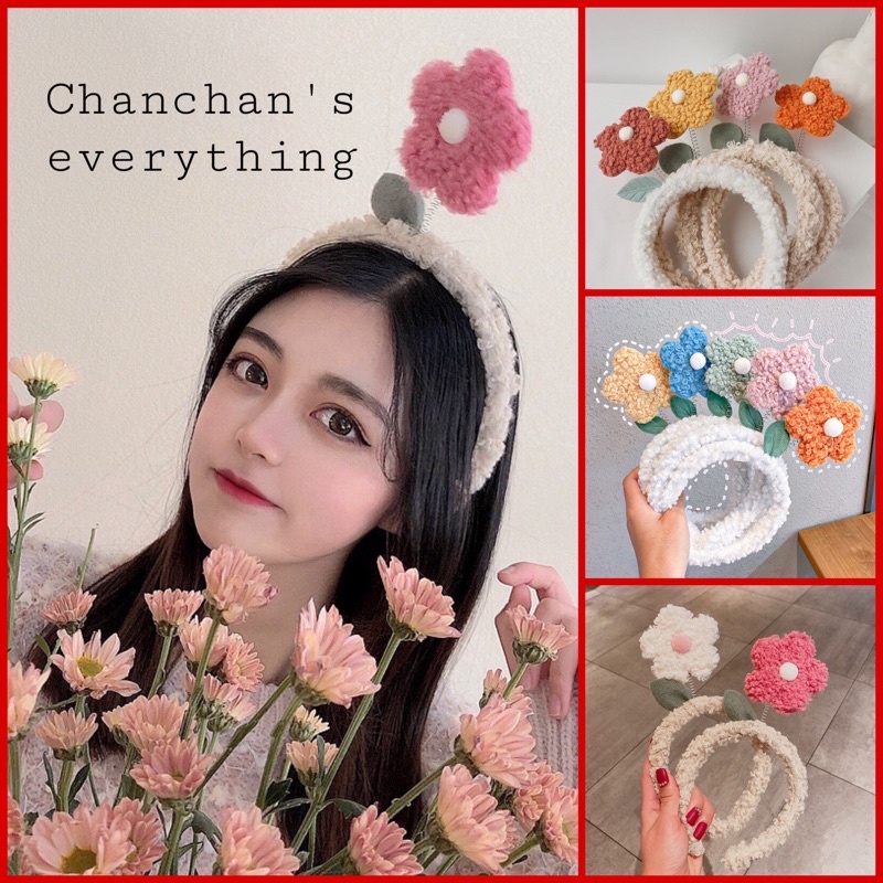 [GIAO HOẢ TỐC 2H] Băng đô cài tóc bông hoa dễ thương
