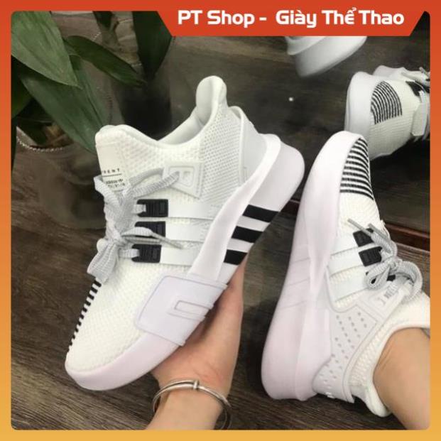 PT Shop FULL BOX Giày Sneaker Nam, Nữ EQT Đen Trắng Phản Quang Cao Cấp , Giày Sneaker