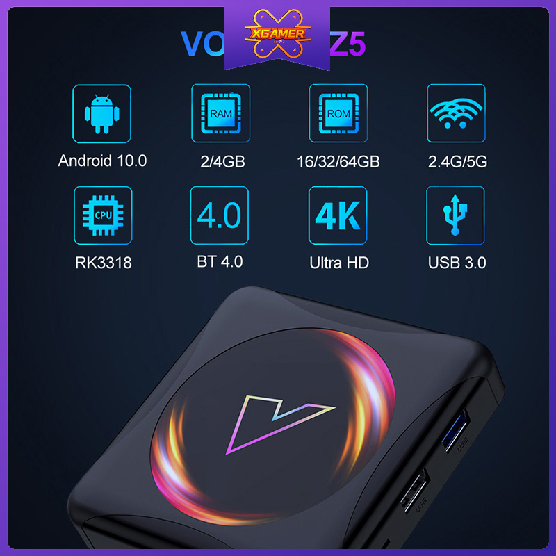 Đầu Tv Box Android 10 4g 64gb Rockchip Rk3318 Hỗ Trợ 1080p 4k Google Play