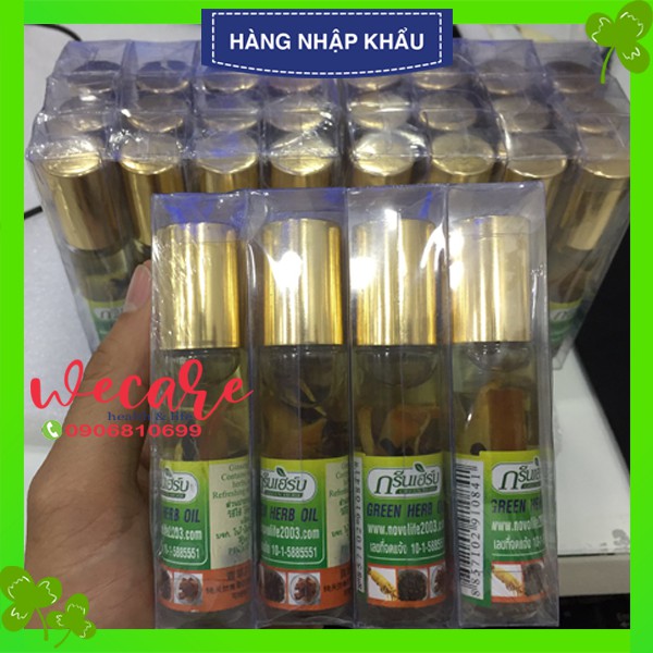 Dầu Lăn Sâm Thái Ginseng Green Herb Oil