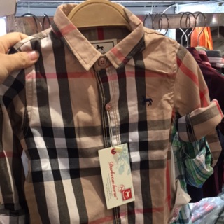 Combo áo sơ mi bbr cho bé trai