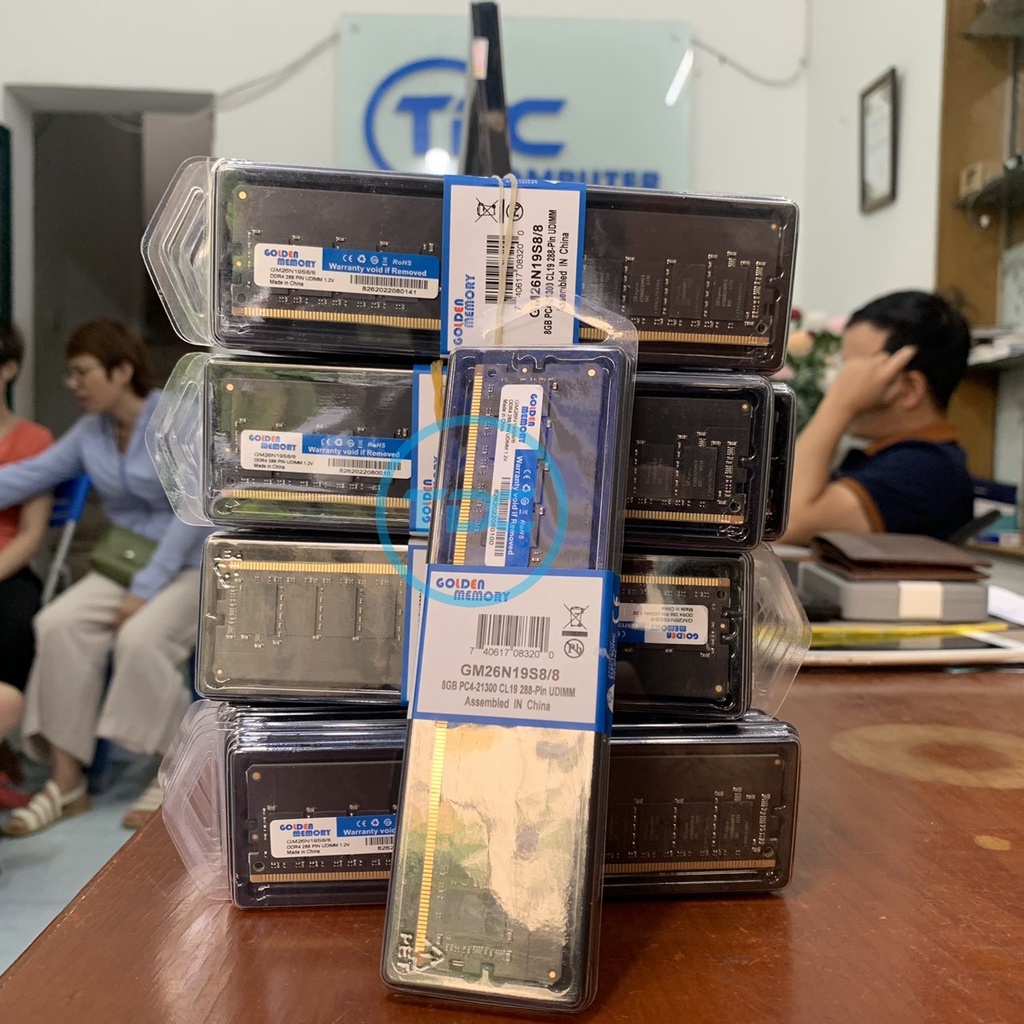 RAM DDR4 8GB BUS 2666 Mhz Golden memory Hàng Chính Hãng , Bảo Hành 36 Tháng