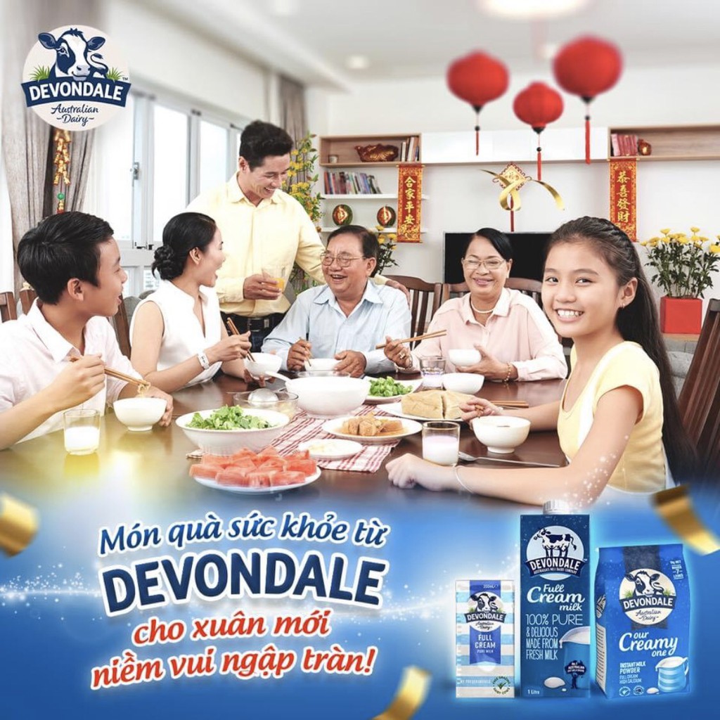 Date 05/2022 - Sữa Bột Full Cream Devondale (Túi 1kg)