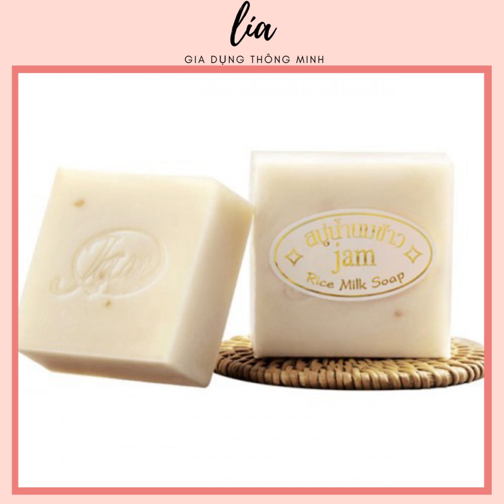 LỐC 12 BÁNH  XÀ PHÒNG CÁM GẠO-XÀ PHÒNG TRẮNG DA THÁI LAN JAM RICE MILK SOAP