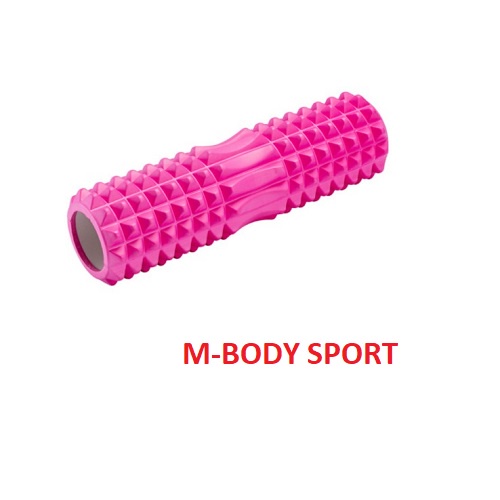 Con Lăn Massage Foam Roller Gai Nhọn 45cm, ống lăn giãn cơ tập yoga - M-BODY SPORT