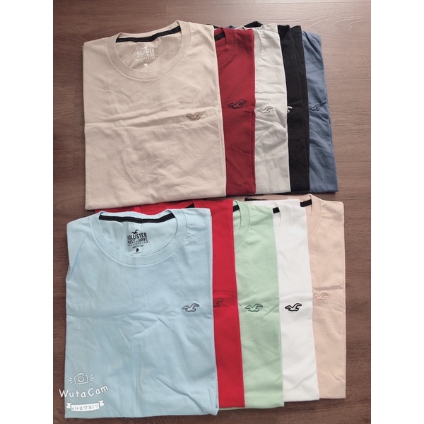 Set 5 áo thun nam Hollister S,M,L mỹ- 100%cotton