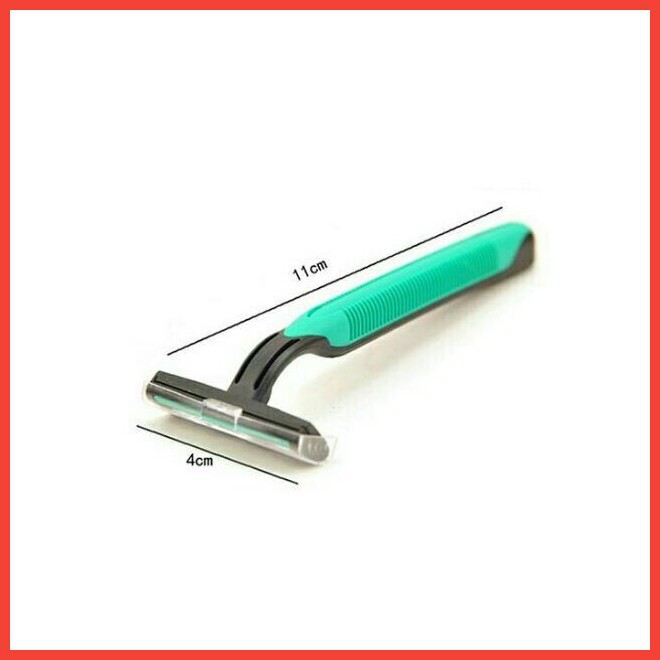 Bộ 4 dao cạo râu Razors 3 ba lưỡi kép cán nhựa 4in1 an toàn thông minh cây cạo râu dâu ria mép cạo lông nam nữ hồng xanh