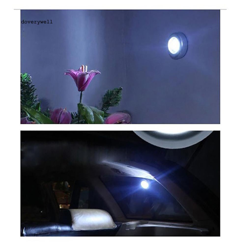 Đèn LED cảm ứng mini không dây 20V 3 LED phòng ngủ nhà bếp ô tô