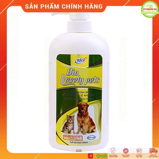 Sữa tắm cho chó mèo Bio Lovely Pet  FREESHIP 70K  khử mùi hôi dưỡng lông 150ml | 450ml | 500ml | PetZoneHCM
