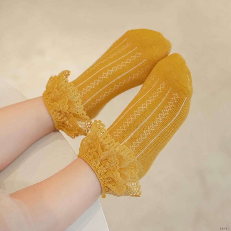 Vớ Bé Gái 0-7 Tuổi Thêu Ren