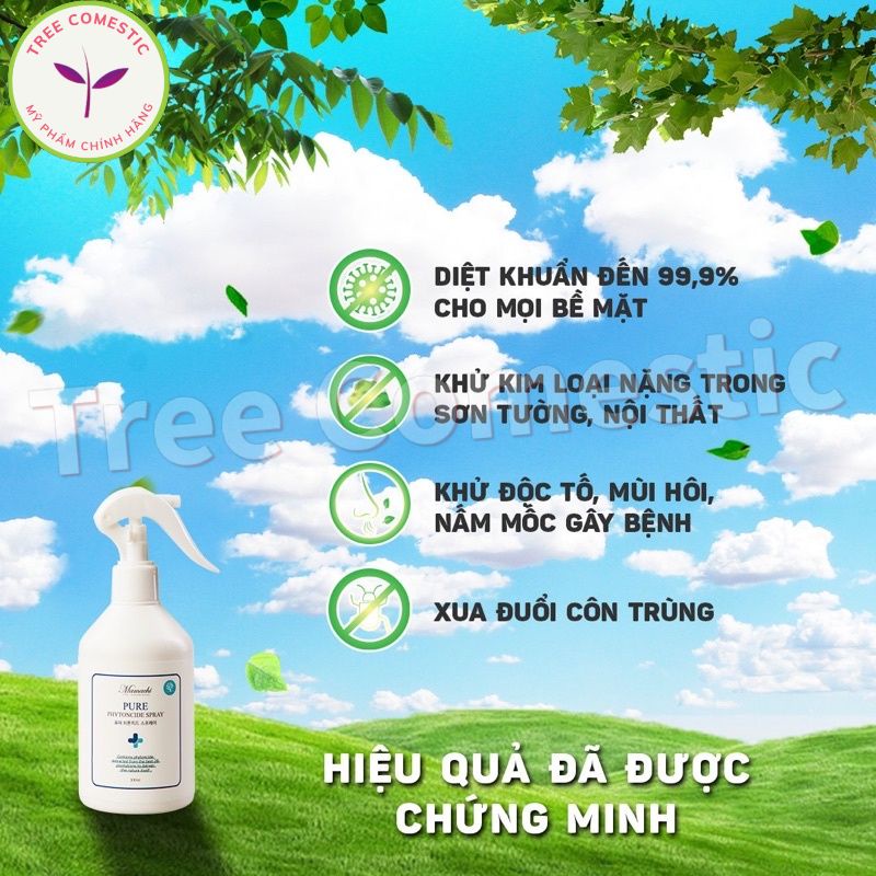 Xịt Khuẩn Phytoncide Nguyên Chất Mamachi Thanh Lọc, Làm Sạch Không Khí, Đồ Dùng Em Bé