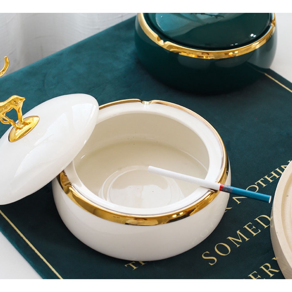 gạt tàn cao cấp. gạt tàn thuốc lá bằng sứ cao cấp.