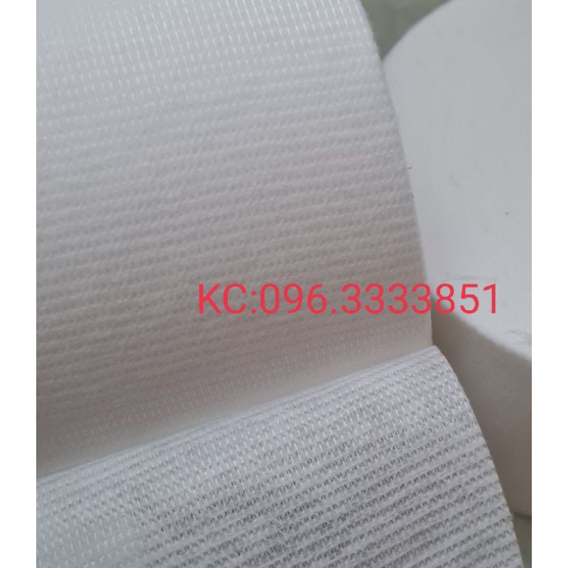 ☀️ Màng polyester phủ chống thấm.( Vải polyester, Vải gia Cố...) 15cm x100m_80g/m2