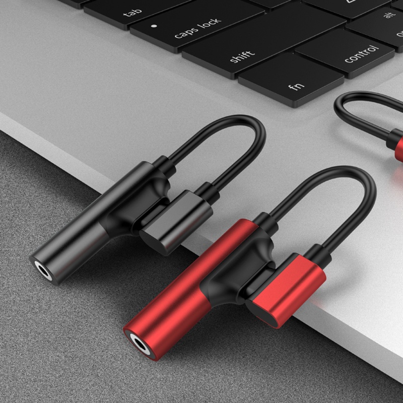 Dây Cáp Sạc USB Loại C 3.5mm 2 Trong 1 Hỗ Trợ Nối Tai Nghe