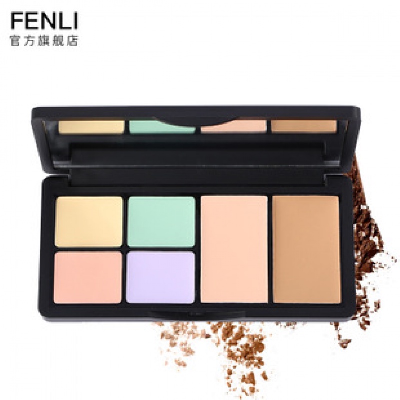 [Hàng mới về] Kem che khuyết điểm 6 màu FENLI che phủ các đốm nâu và mụn phù hợp cho mọi loại da | BigBuy360 - bigbuy360.vn
