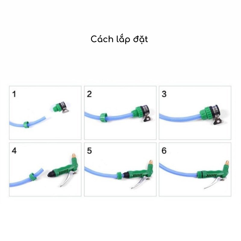 Vòi Tưới Cây, Vòi Xịt Rửa Xe, Làm Sạch Sân Vườn Tăng Áp Sun.z