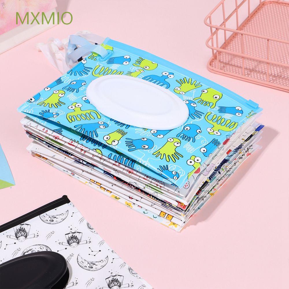 Túi đựng khăn giấy ướt gọn nhẹ hình hoạt hình đáng yêu có thể tái sử dụng thân thiện với môi trường