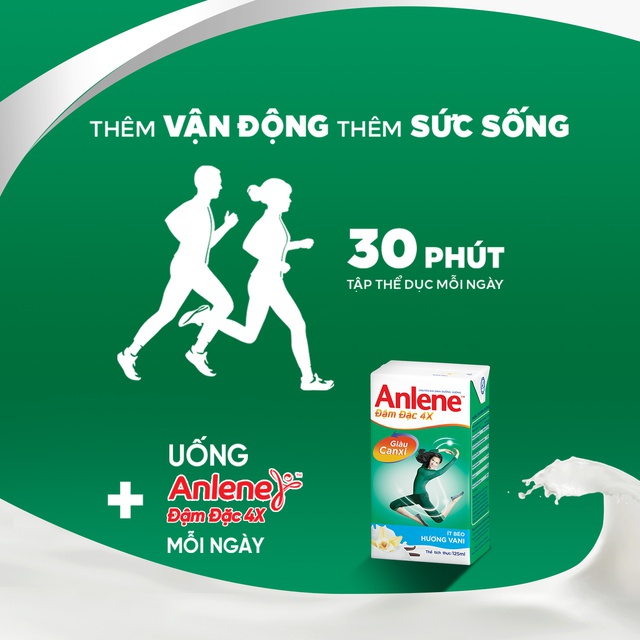 Sữa nước Anlene CONCENTRATE đậm đặc Lốc 4x125ml