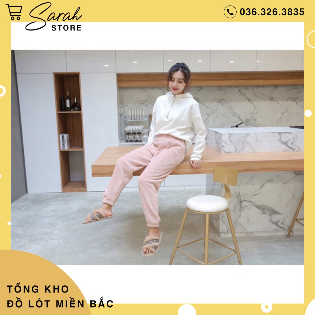 Quần Nỉ Bông D’ Studioo Nữ Xuất Nhật Cá Tính