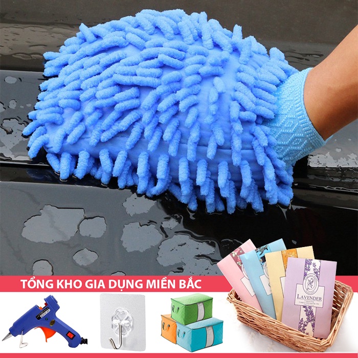 [Tổng Kho Sỉ] Khăn Bông Kiêm GĂNG TAY LAU Sàn Nhà Siêu Thấm - Sợi San Hô