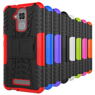 Ốp điện thoại nhựa TPU và PC bảo vệ 2 lớp thiết kế cứng cáp thời trang cho Asus Zenfone 3 Max ZC520TL