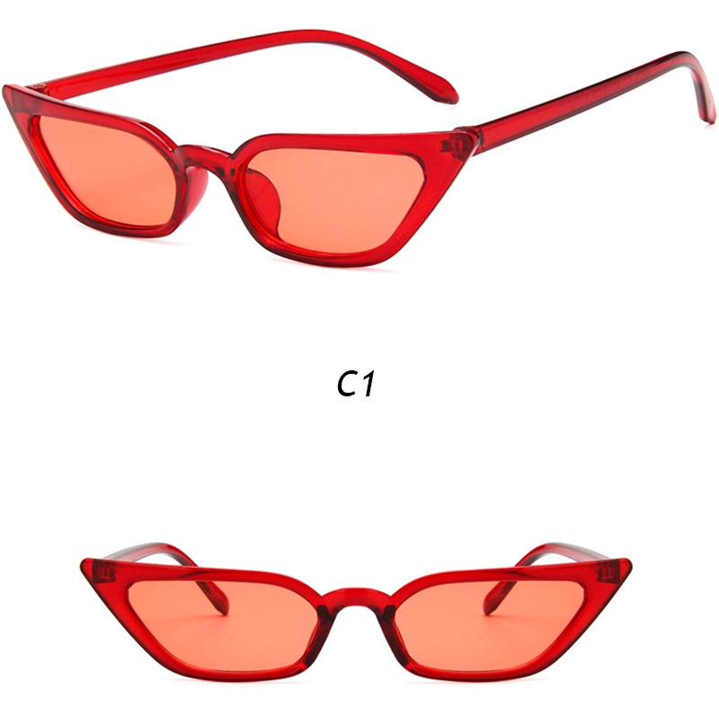 Kính Mát Mắt Mèo Gọng Nhựa PC Chống Tia Uv Phong Cách Hiphop Cho Nam Và Nữ