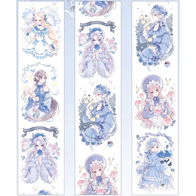 Washi tape Màu xanh hoàng gia