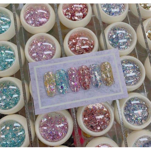 Set nhũ siêu sáng vẩy cá 9D