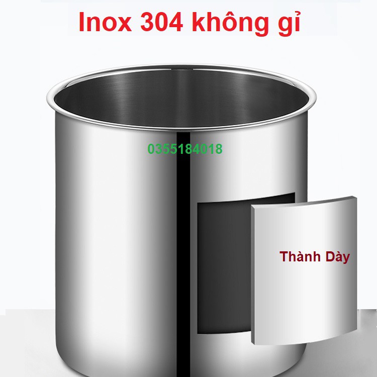 Nồi Ủ Trân Châu 10L Nồi Inox 304 Siêu bền - đẹp - giá rẻ Hàng chính hãng