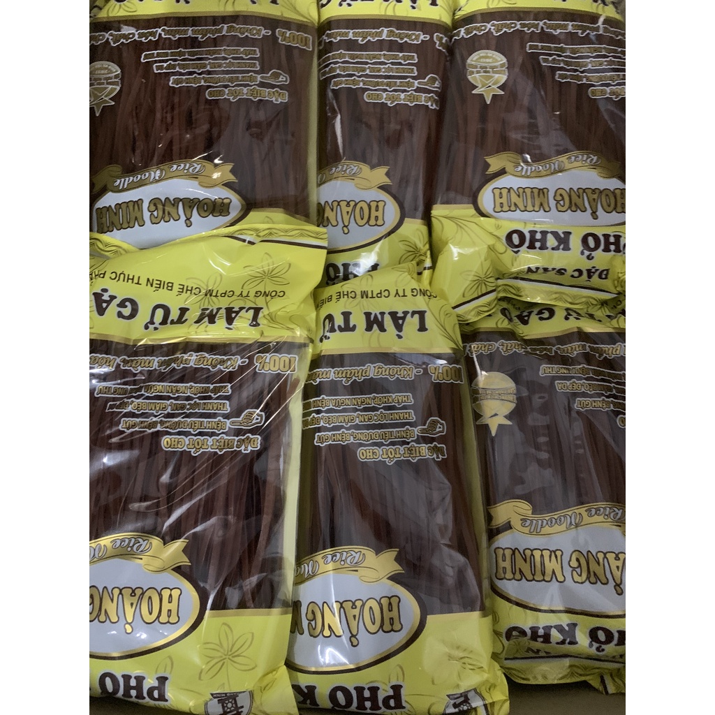 Bún gạo lứt đỏ Hoàng Minh/phở gạo lứt/bún gạo lứt đen thực dưỡng eat clean giảm cân