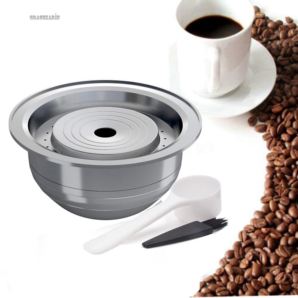 Bộ Lọc Cà Phê Tái Sử Dụng Được Bằng Thép Không Gỉ 70ml Cho Máy Pha Cà Phê Nespresso Vertusso Vertuo