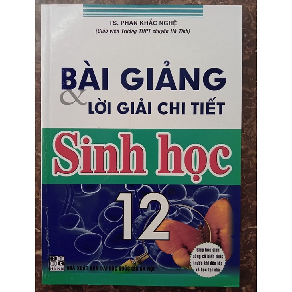 Sách - Bài Giảng & Lời Giải Chi Tiết Sinh Học 12