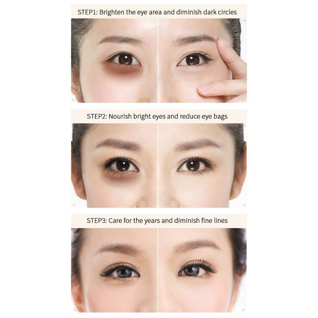 Ready stock 60pcs Bright Eye Mask Hydrating Moisturizing Dilution Dark Circle Eye Patches Anti-Aging Eye Skin Care godbless