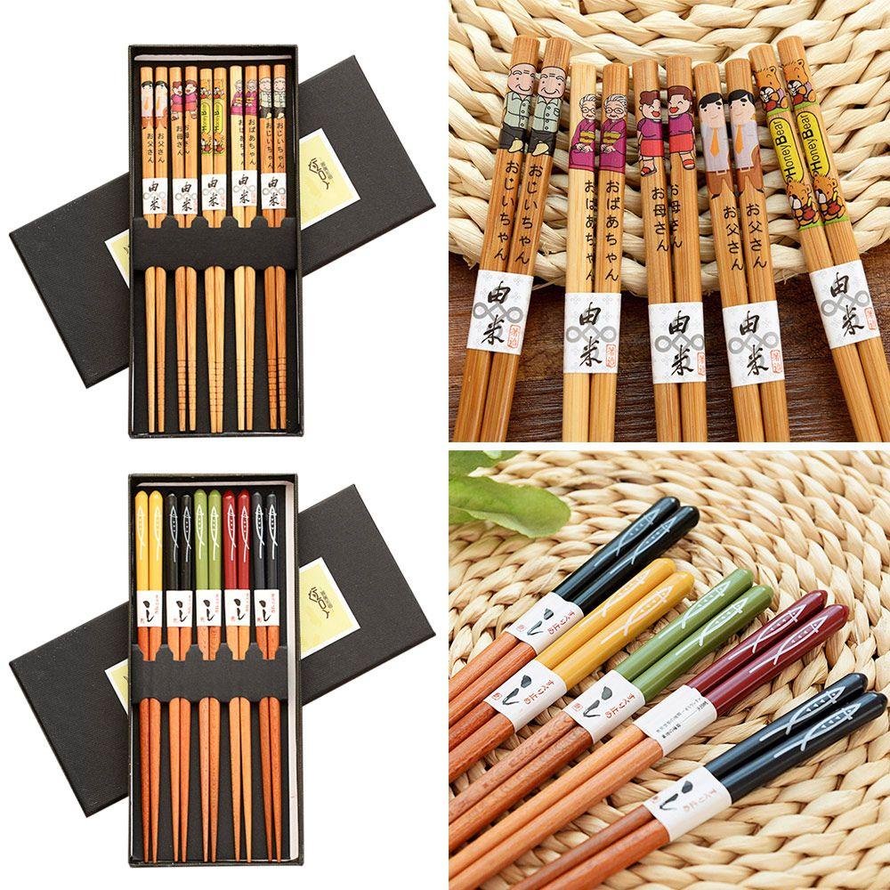 Bộ 5 Đôi Đũa Tre Chất Lượng Cao