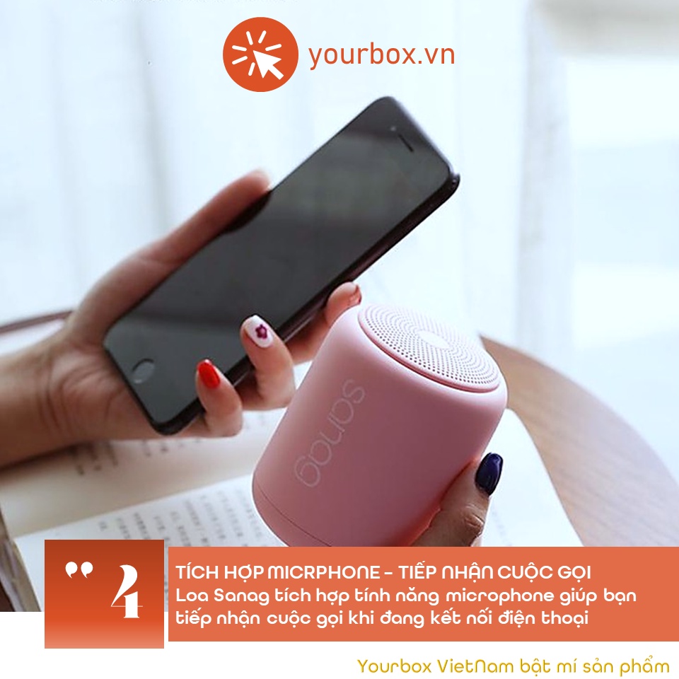 Loa Bluetooth Sanag X6 promax , loa không dây mini cầm tay chống thấm nước kèm phụ kiện – Yourbox.vn