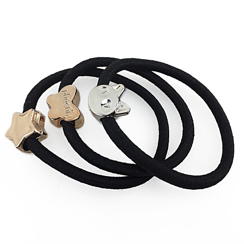 Set 10 thun cột tóc hình dễ thương cho nữ/bé gái