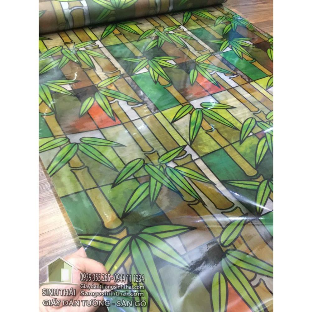 Giấy dán kính cây tre cây trúc, khổ 90cm có sẵn keo | BigBuy360 - bigbuy360.vn