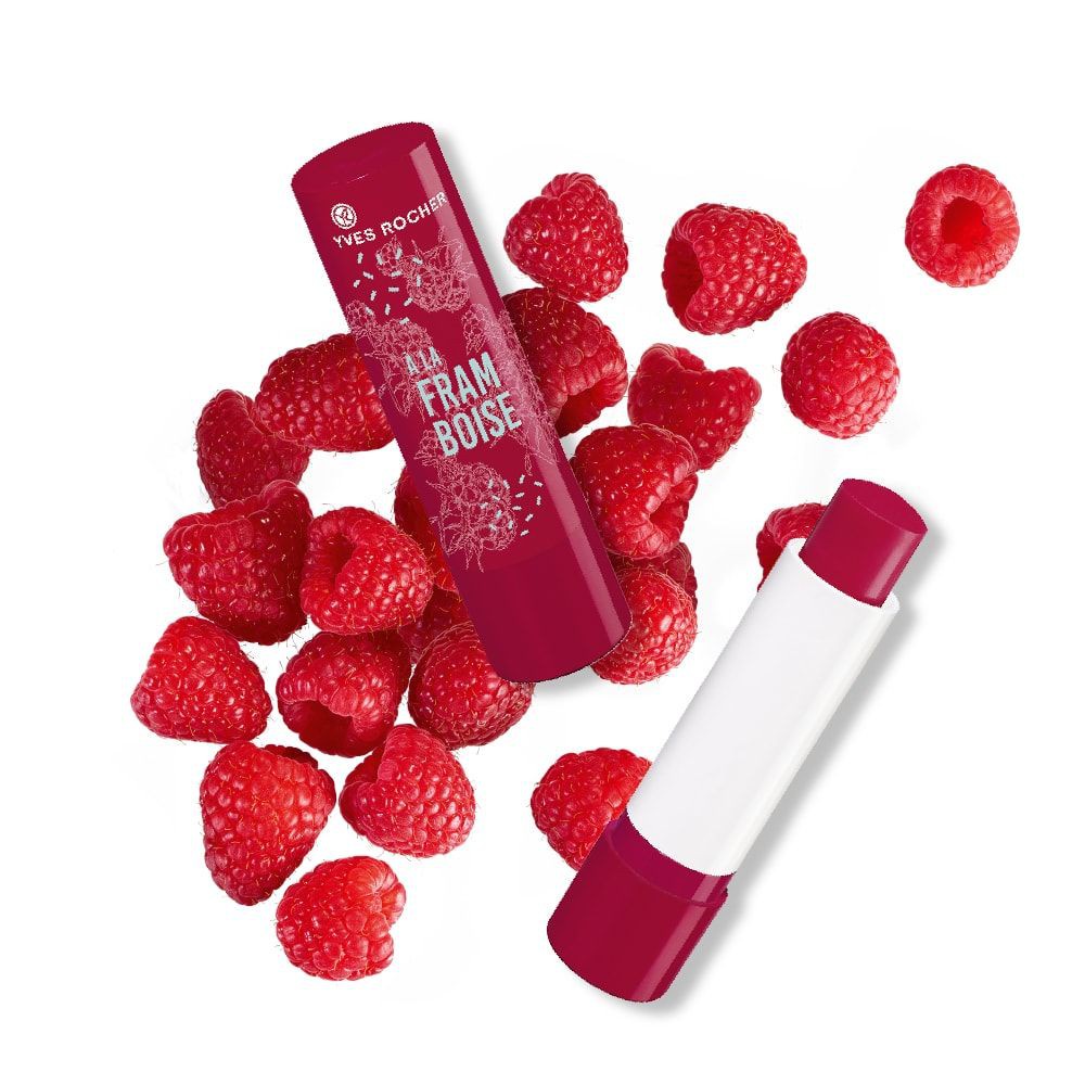 Son dưỡng môi Yves Rocher Tinted Lip Balm hương Rasberry 4,8gr