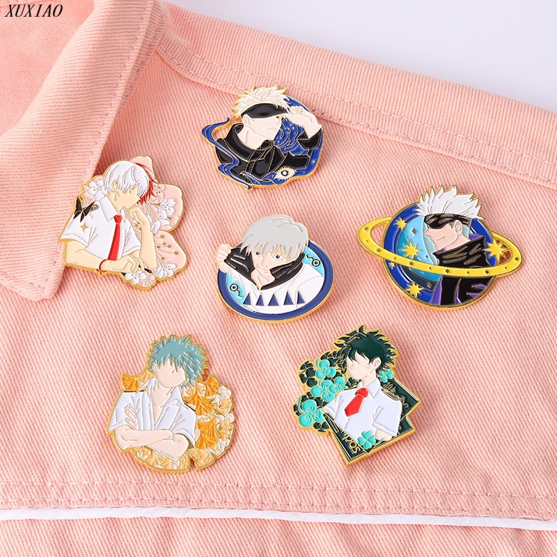 Ghim Cài Áo Hình Nhân Vật Anime Merchandise 6 Kiểu Dáng Khác Nhau