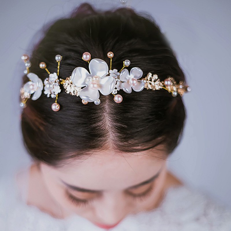 Cài tóc hoa thủ công cho nữ