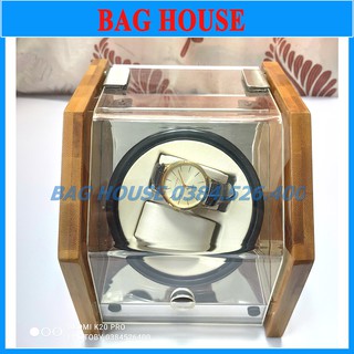 Hộp xoay đồng hồ cơ 2 chiếc đồng hồ