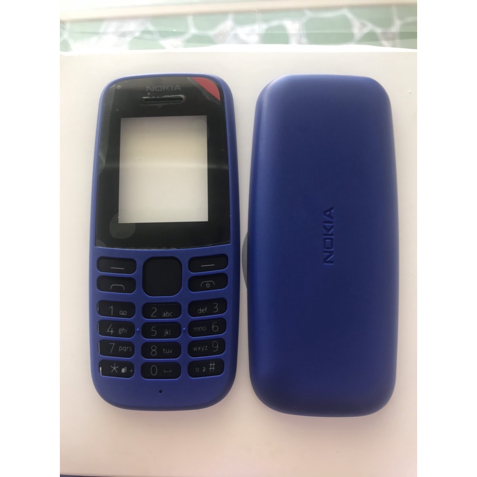 Vỏ nokia 105 đời năm 2019 có sườn, vỏ xịn như zin, như hàng bóc máy, mới đẹp