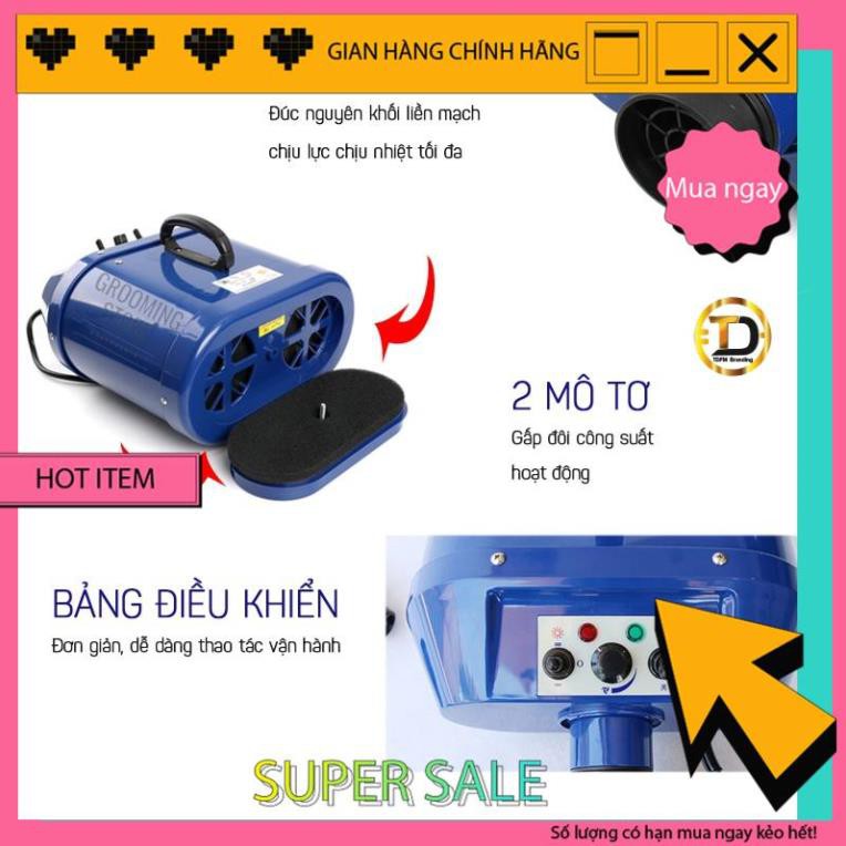 (CHUNZHOU A22-2300) Máy sấy lông chó mèo công suất lớn 2800w - Bảo hành 6 tháng - Grooming Store