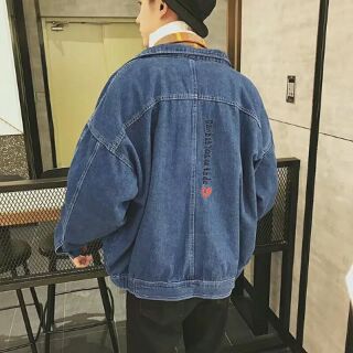 Áo bò nam oversize hàn quốc