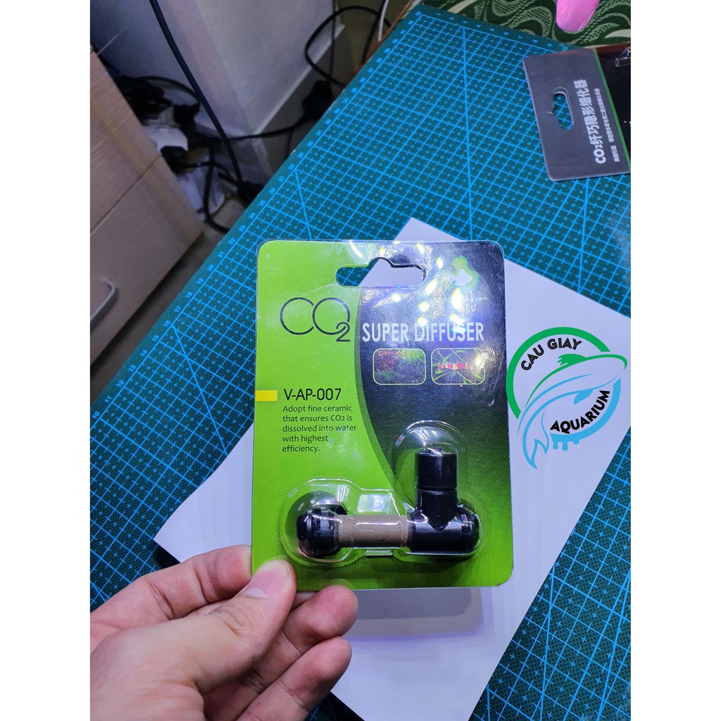 Sủi Gỗ Co2 siêu mịn - sủi Co2 cho bể thủy sinh, bể cá cảnh