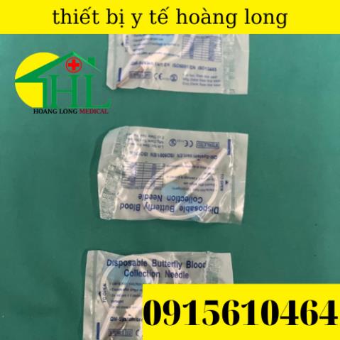 [Lẻ 1 cái ] Kim lấy máu chân không, loại cánh bướm Medisafe