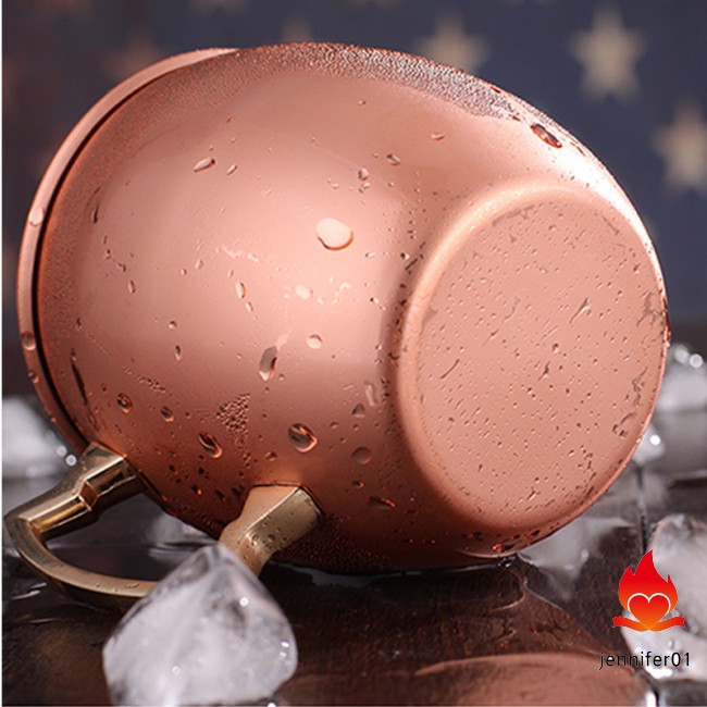 Solid Copper Moscow Mule Mugs, 18 Ounce Unlined Mug, Drinking Cup Perfect for Cocktails Iced tea and Beer | BigBuy360 - bigbuy360.vn