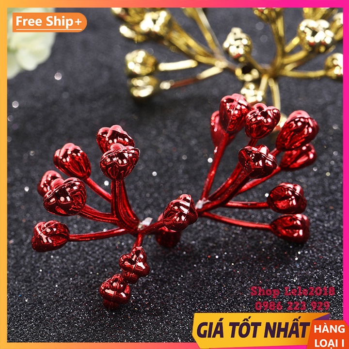 Chùm 18 nụ hoa trang trí Noel giáng sinh