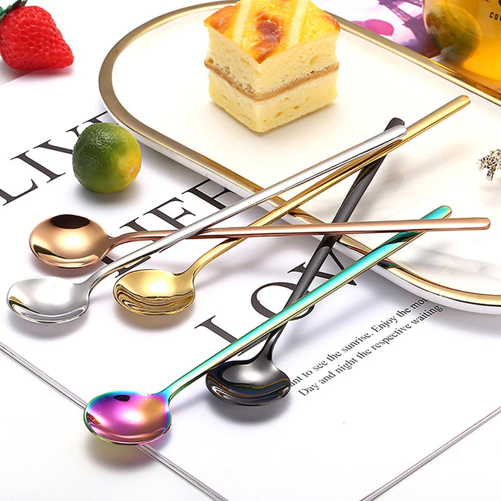 YIYU Muỗng Cà Phê 24cm Thiết Kế Độc Đáo Tiện Dụng