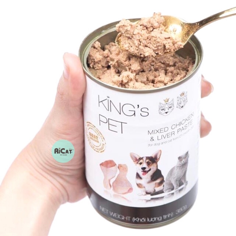 [Mới] Pate Cho Mèo KING'S PET Trái Cây Mùa Hè By Bảo Anh Lon 400g